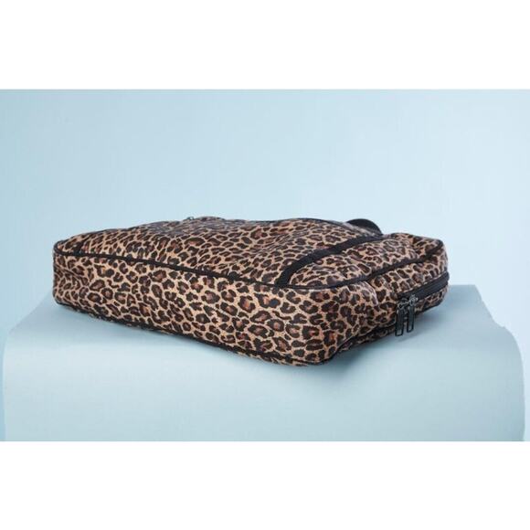 Computer bag in leopard printed nylon Sonia Rykiel - Picture 2 of 8